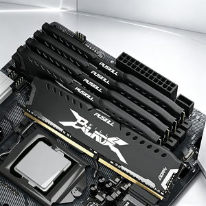 โมดูลหน่วยความจำแรมเดสก์ท็อป PUSKILL DDR4 ฮีทซิงค์สีดำ ประสิทธิภาพสำหรับเล่นเกม 8GB 16GB 2666MHz 3200MHz - Product Image 1