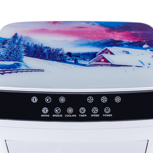 Venta al por mayor precio adecuado móvil enfriador de aire acondicionado ventilador 4000m3 tasa de flujo de aire - Product Image 4