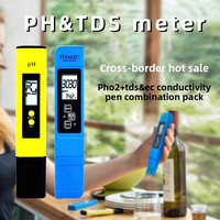 Analyseur de qualité de l'eau en ligne, pH-mètre industriel, testeur de pH 02 EC TDS avec moniteur pour le contrôle de la qualité de l'eau