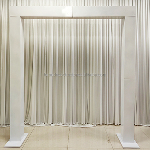 FURUN Support d'arche métallique noir et blanc personnalisé, cadre de scène en fer durable et écologique pour mariages et événements – Direct Usine - Product Image 5