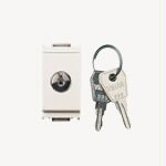 1P <b>No</b> 16A <b>Button</b> Switch White With Unified Key For Wall Installation - Product Image 1