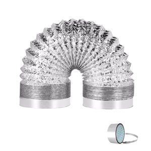 <span class=keywords><strong>Tubo</strong></span> Flessibile in Alluminio <span class=keywords><strong>per</strong></span> Scarico Bagno e <span class=keywords><strong>Cucina</strong></span> Moderno Cinese con Facile Installazione Bianco Argentato - Product Image 2