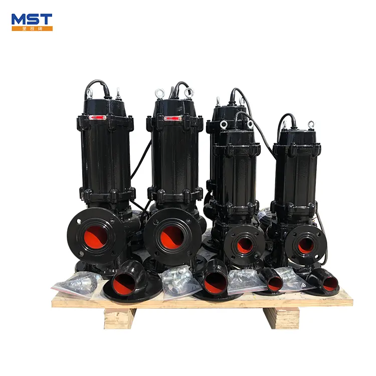 200m3/h waste water submersible sewage pump for municipal works and industrial buildings