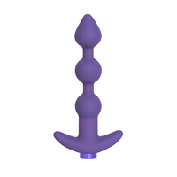 Premium USB wiederauf ladbare Silikon vibratoren 10 Modi Leistungs starke Anal perlen Wasserdichtes Prostata-Massage gerät für Anal Sexspielzeug
