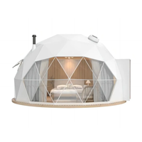 Kit de Tente de Dôme Géodésique de 7m, Maison Igloo de Luxe pour Hôtel de Glamping, Extérieur, Complexe Hôtelier, avec Salle de Bain pour Salon Professionnel