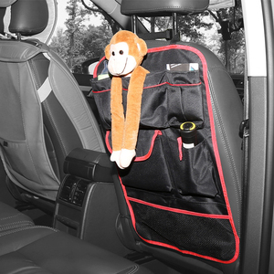 Bolsa colgante Universal para asiento trasero de coche, bolsa de almacenamiento con logotipo personalizado, ajuste trasero - Product Image 3