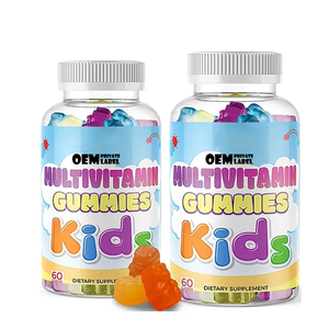 Vitaminas Completas para Niños. A, C, D3, E y <span class=keywords><strong>Complejo</strong></span> <span class=keywords><strong>B</strong></span>. Promueve el Crecimiento y el Desarrollo. Sin OMG ni gluten. Delicioso Sabor a Frutas. - Product Image 1