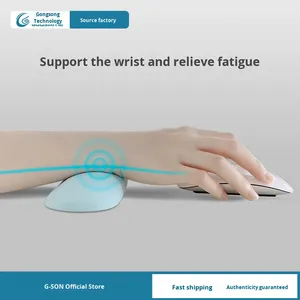 Odorless Silicone <strong>Wireless</strong> <strong>Mouse</strong> Pad with Wrist Guard Anti-<strong>Mouse</strong> Hand Office Pillow Rest <strong>Keyboard</strong> for Computer or Laptop <strong>Use</strong> - Product Image 4