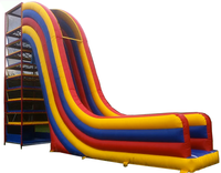 Tobogán Inflable Gigante con Forma de Barco Pirata, Material de PVC, Uso Comercial en Exteriores, FAN BOUNCE
