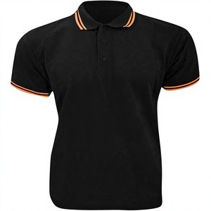 เสื้อโปโลกีฬากอล์ฟเสื้อยืดลำลองผู้ชาย,เสื้อโปโลแขนสั้นเข้ารูปผ้าฝ้าย100% - Product Image 3