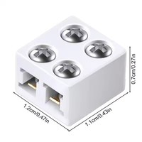 Connecteur rapide sans soudure pour bande LED 2P 8MM 10MM 5050, connecteur rapide à torsion, connecteur rapide haute puissance avec borne à vis