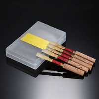 5pcs/ Pack Oboe Reeds Wind Instrument Part with Plastic Case