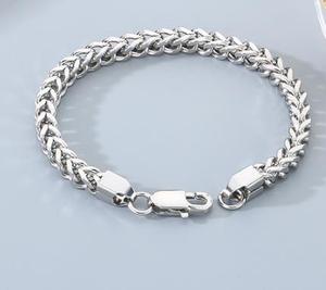 Cho đồ trang sức thời trang nam 14K mạ vàng đồng Vòng đeo tay hợp thời trang Cuban chuỗi Thép không gỉ Vật liệu chính - Product Image 6