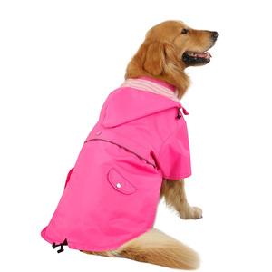 Qiqu Proveedor Personalizado Nuevo Diseño Impermeable <span class=keywords><strong>para</strong></span> <span class=keywords><strong>Perros</strong></span>, Poncho de Doble Capa con Cremallera, Chaqueta Impermeable con Capucha Desmontable y Orificio <span class=keywords><strong>para</strong></span> Correa <span class=keywords><strong>para</strong></span> <span class=keywords><strong>Perros</strong></span> - Product Image 6
