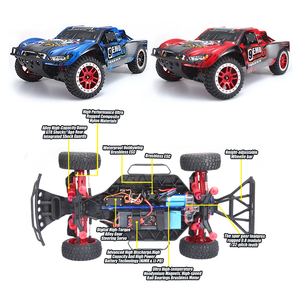 Remo sở thích 1025 1/10 không chổi than ngắn khóa học Slash điện RC xe 1025 4WD 2.4G 4x4 Truggy xe tải RC - Product Image 5