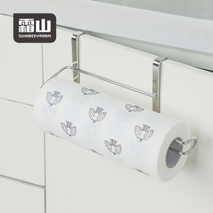 Shimoyama nhà bếp giấy cuộn chủ giữ khăn giấy không đục lỗ dưới tủ và treo tường lưu trữ giá - Product Image 1