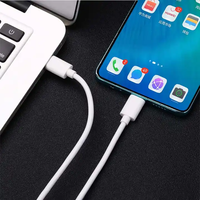 Chaqueta de nailon de 1m tipo C a tipo C Cable Smart USB C carga rápida PD 60W/100W/240W cargador para teléfonos móviles iOS y Android