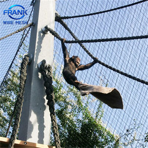 Filet en treillis métallique <span class=keywords><strong>flexible</strong></span> en acier inoxydable de fabrication chinoise / Filet tissé pour cages d'animaux de zoo / Filet de clôture en corde - Product Image 4