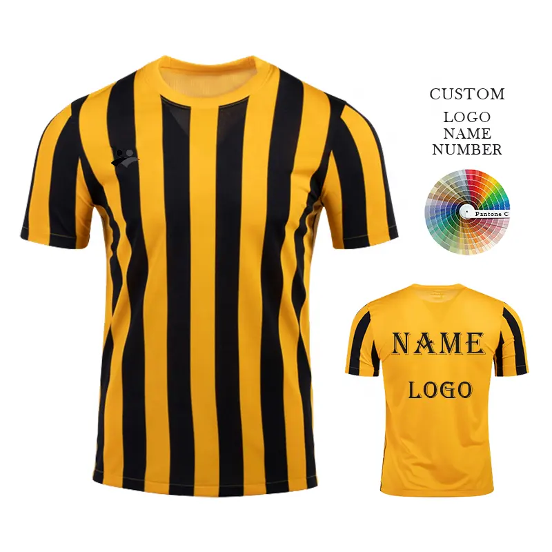100% Polyester Design Good Price High Quality Men Soccer Jersey Digital Printing Football Jersey