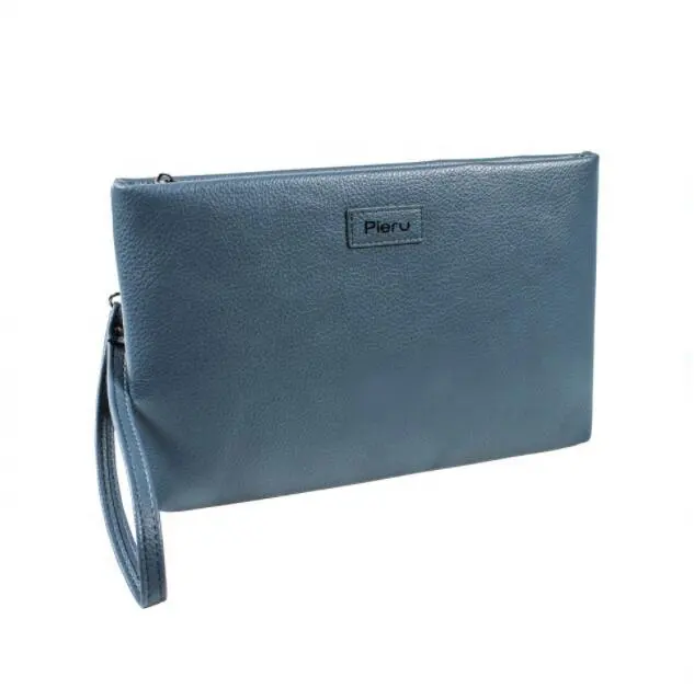 European American Style Fashion Design Clutch Bag Document Envelope PU Leather Soft Hand Bag for Men wallets Purse