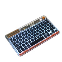 Teclado retroiluminado BT RGB Delgado Interfaz USB inalámbrica universal Nuevo IOS/Windows/Android para iPad Teléfono móvil PC Laptop