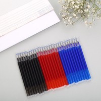 Stylos marqueurs promotionnels effaçables à pointe bille en plastique de 1,0 mm à tige épaisse, à encre évanescente haute température pour vêtements