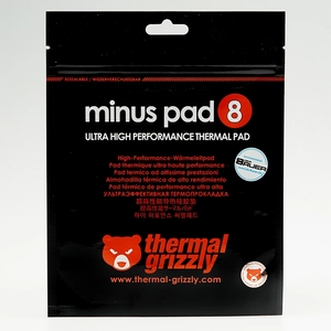 Térmica <span class=keywords><strong>Grizzly</strong></span> 8,0 W/Mk menos Pad 8 almohadilla de enfriamiento de la placa base de refrigeración almohadilla de silicona de tamaño CPU/GPU gráficos refrigerador Pad térmico, - Product Image 2