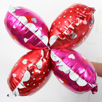 Ballon en forme de coeur de 18 pouces Décoration de mariage Lettres I LOVE YOU Ballon en aluminium Ballon de confession pour la Saint-Valentin