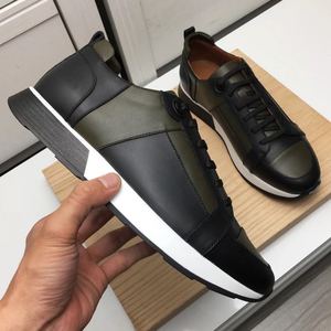 Chaussures de sport en cuir véritable pour hommes, baskets décontractées, de luxe, à la mode, 2020 - Product Image 5