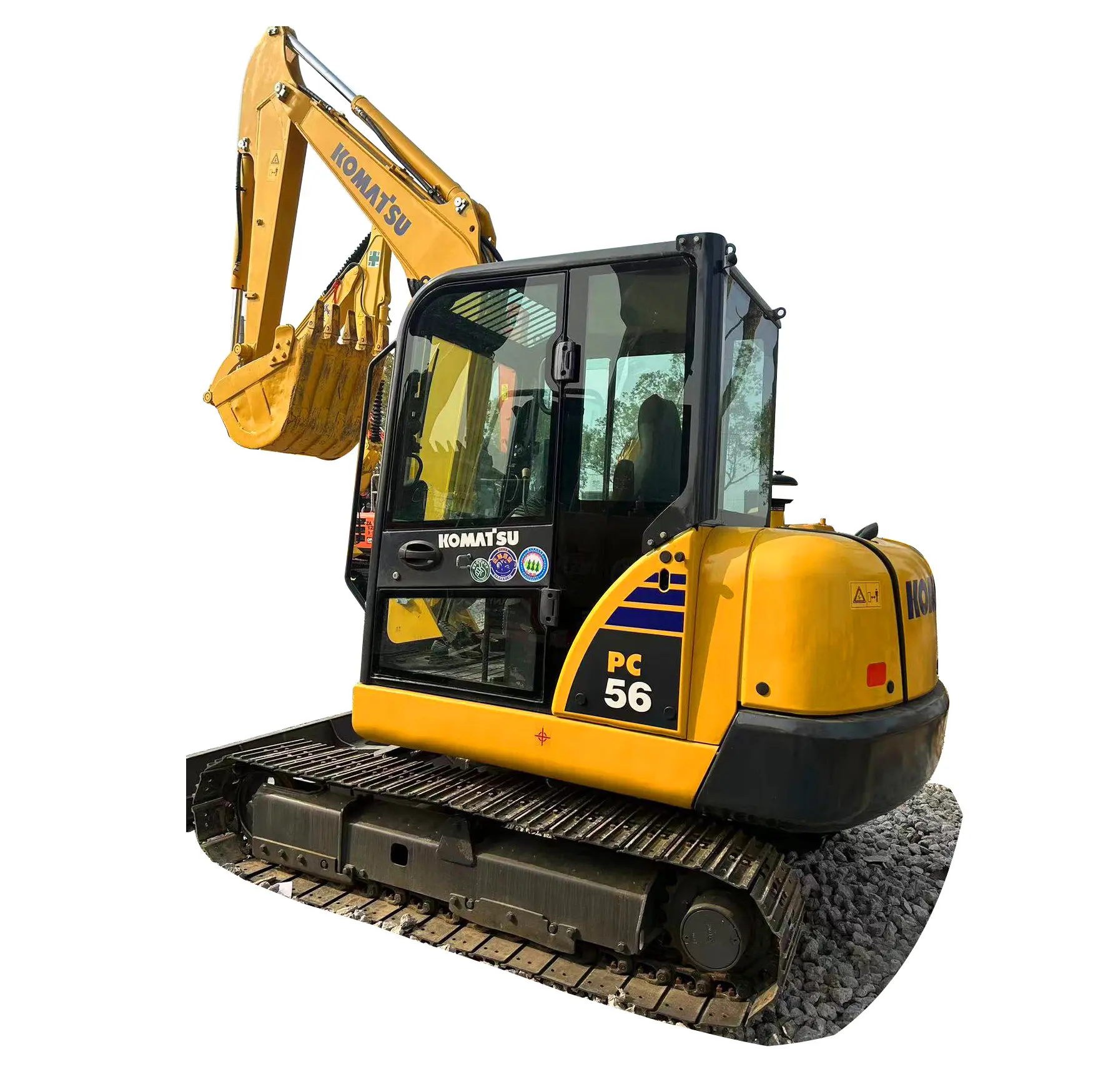 supply overseas 90% new used excavator PC56 30 35 40 50 55 60 78 100 120 130 200 crawler Komatsu PC56 5 tons excavators