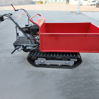 Nouvelle Arrivée Mini-Dumper sur Chenilles en Caoutchouc avec Moteur Briggs & Stratton, Autochargeur pour Exploitation Agricole