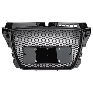 Nueva Parrilla de Panal ABS de Alto Brillo, Marca PNB, para Audi A3 S3 8P.5 2008-2012, Malla Negra, Fácil Instalación, Alta Calidad - Product Image 3