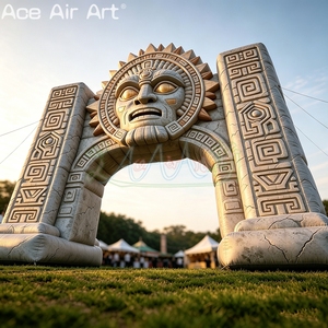 Arco Inflable Gigante Personalizado del Dios Sol Maya, Puerta de Entrada Inflable con Tótem Azteca para Festival de Cultura Tribal, Decoración para Exteriores - Product Image 2