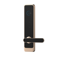 Serrure de porte intelligente sans fil électronique personnalisée de haute qualité TTHotel App Clé de sécurité en alliage d'aluminium Serrure de carte d'hôtel