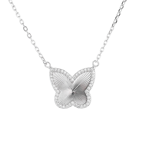 Nuova Collana in Argento 925 con Gattino Cartoon - Design Dolce e Minimalista per Ragazze e Migliori Amiche - Product Image 3