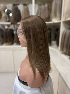 Wholesale Virgin Human Hair HD Swiss Lace Front <b>Wigs</b> Transparent Breathable Cap a Natural Looking - Product Image 4
