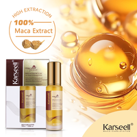 Karseell Huile essentielle de maca de haute qualité Huile de soin capillaire naturelle pure pour la croissance des cheveux