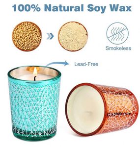Velas perfumadas 100% Natural respetuoso del medio ambiente <span class=keywords><strong>de</strong></span> cera <span class=keywords><strong>de</strong></span> soja fragancia <span class=keywords><strong>de</strong></span> <span class=keywords><strong>flores</strong></span> y aceites esenciales y <span class=keywords><strong>de</strong></span> alivio <span class=keywords><strong>de</strong></span> estrés Set regalo <span class=keywords><strong>de</strong></span> 6 - Product Image 3