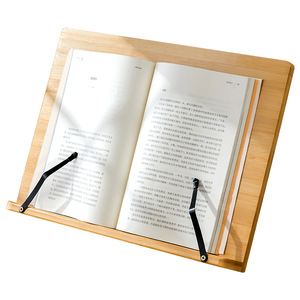 Soporte de lectura para libros, soporte de escritorio para niños de bambú Nan de 6 pulgadas para lectura y práctica de caligrafía - Product Image 5