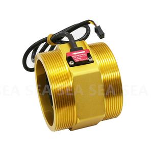 3인치 전기 도금 알루미늄 홀 효과 터빈 유량 센서 20-500 LPM 유량 범위 조경 관개 및 수처리용 - Product Image 3