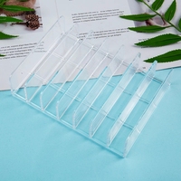 Transparent Fard À Paupières Palette Organisateur Poudre Cas Boîte De Rangement Maquillage Titulaire Compartiment Affichage