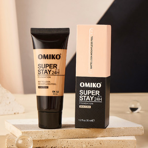OMIKO Wasserfeste Flüssig-Foundation, wischfestes <span class=keywords><strong>Make</strong></span>-<span class=keywords><strong>up</strong></span>, Foundation mit Öl-Kontrolle, Concealer, pflegende 24-Stunden-Foundation - Product Image 2
