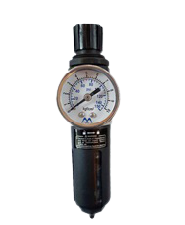 Régulateur de pression avec manomètre en aluminium 1/4'' SFR02 Standard de la série Make 'S', neuf, pour air comprimé, garantie 1 an - Product Image 4