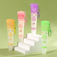 2025 S.f.r Kleur Aangepaste Label Groothandel 4 Kleuren Fruit Smaak Langdurig Hydraterende Lip Jelly Masker Sprankelende Lipgloss