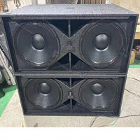 Subwoofer professionnel double 18 pouces, grande puissance, enceinte de basses DJ, système audio passif pour concerts en direct, subwoofer de sonorisation