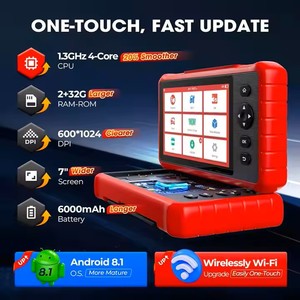 경쟁력있는 가격 출시 X431 CRP919X Lite 7 "모든 OBDII 차량을위한 Android 전체 시스템 진단 스캐너