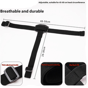 Head <strong>Lamp</strong> Strap with Bracket Elastic Headband Adjustable Headlight Strap Headlamp Band for Headlight Bracket - Product Image 2