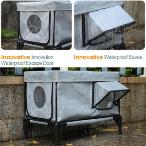 LS Cat House Winter Outdoor Warm Cat Box Calefacción eléctrica Manguera antimordedura Outdoor Cat House Resistente a la intemperie - Product Image 4
