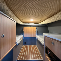 Nouvelle caravane de voyage en fibre de verre avec salle de bain intégrée, prix compétitif, meilleur camping-car pour pick-up