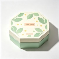 Boîte à épaule rigide de luxe avec logo personnalisé, vert sauge, dorure à chaud, pour emballage de parfum, bougie, soins de la peau, coffret cadeau